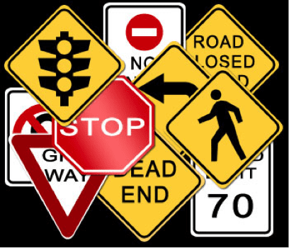 road signs