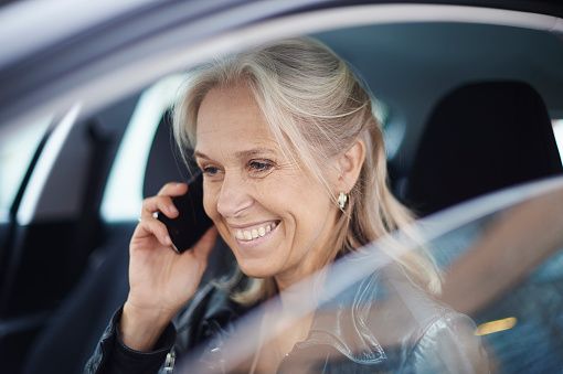 Driver Talking On Phone