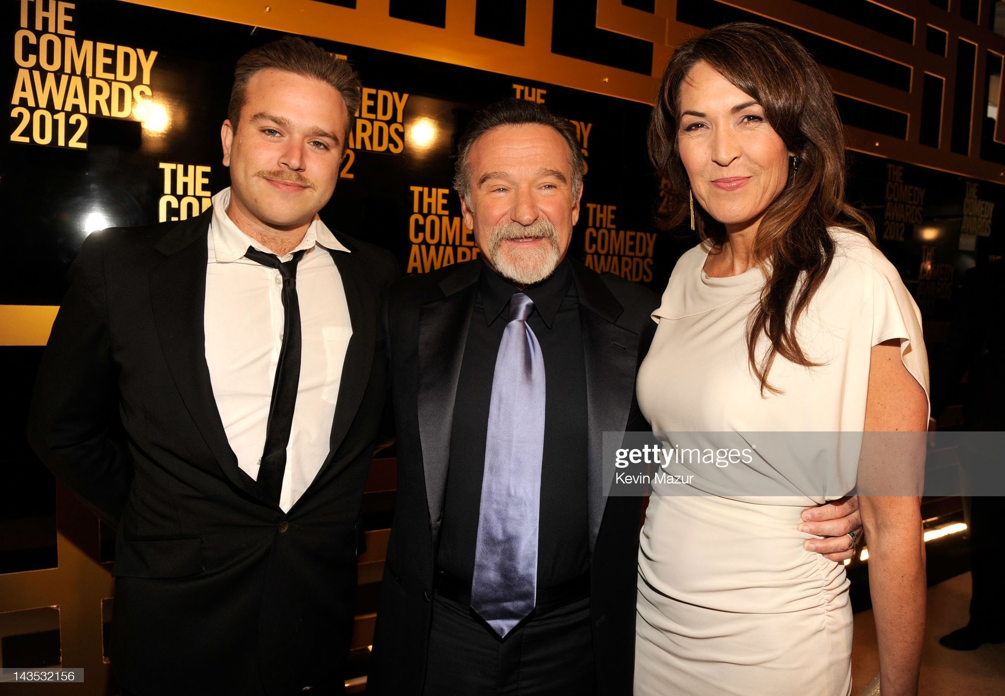 Robin Williams and his family